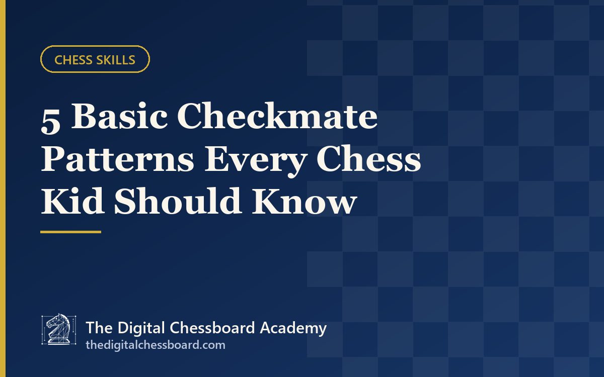 Basic checkmate patterns for kids