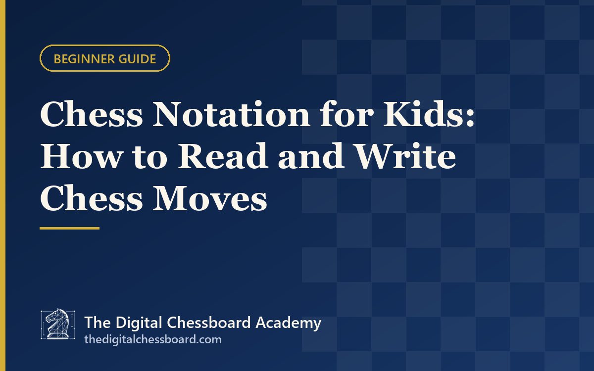 Chess notation for kids
