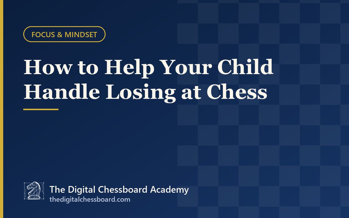 Help your child handle losing at chess