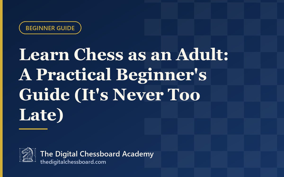 Learn chess as an adult