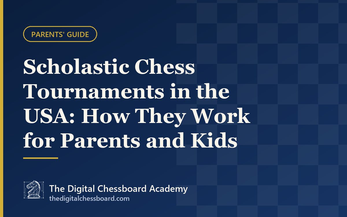 Scholastic chess tournaments in the USA