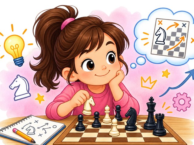 A parent and child reviewing chess coaching plans together